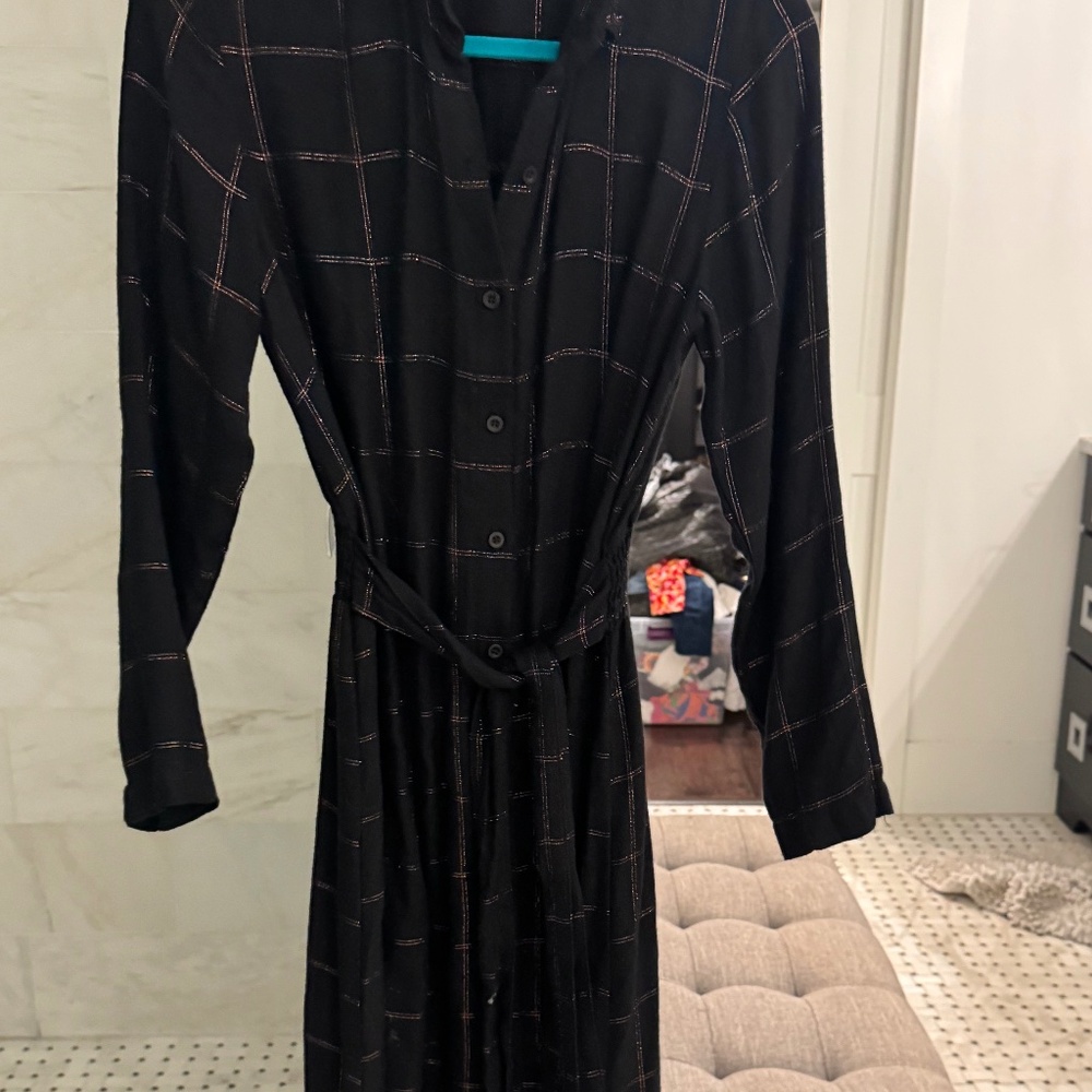Bella Dahl Maxi Plaid Dress